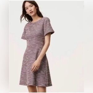 LOFT Multicolor Tweed Dress
